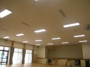 南川副公民館新築電気設備